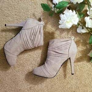 GUESS Suede Heeled Booties